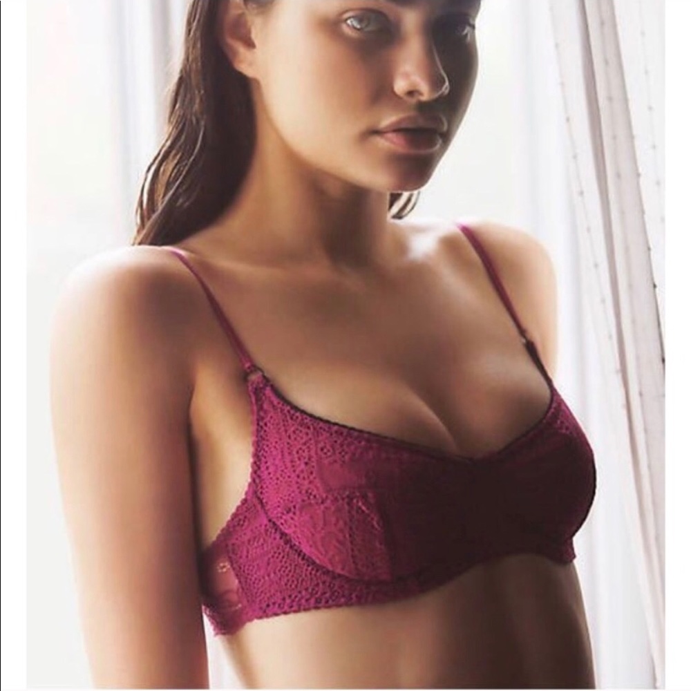NWT Free People cheeky lace bra